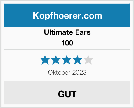 Ultimate Ears 100 Test