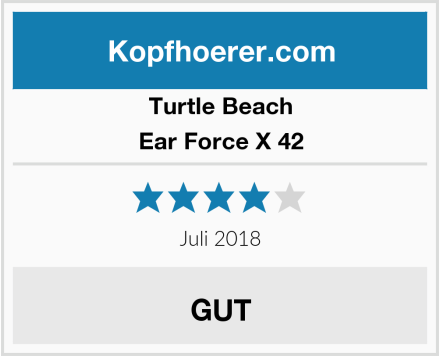 Turtle Beach Ear Force X 42 Test