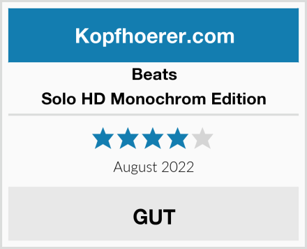 Beats Solo HD Monochrom Edition Test