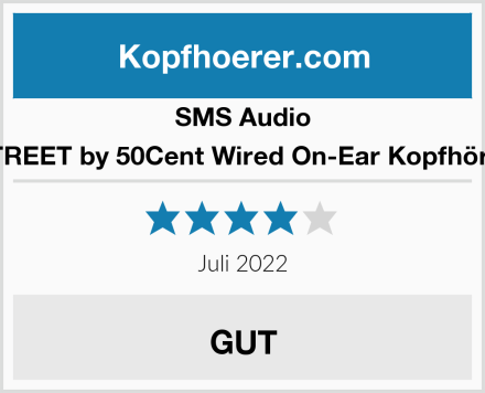 SMS Audio STREET by 50Cent Wired On-Ear Kopfhörer Test