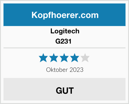 Logitech G231  Test