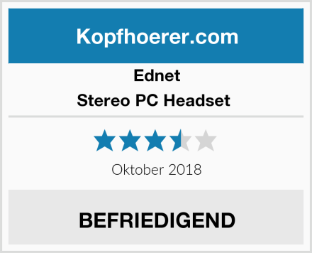 Ednet Stereo PC Headset  Test