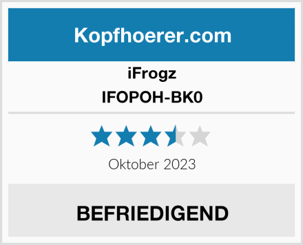 iFrogz IFOPOH-BK0 Test