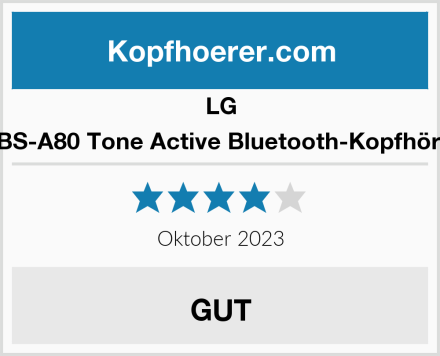 LG HBS-A80 Tone Active Bluetooth-Kopfhörer Test
