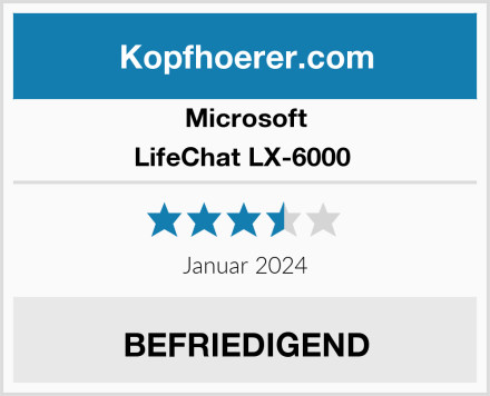 Microsoft LifeChat LX-6000  Test