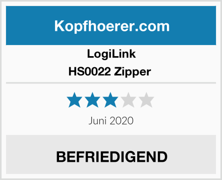 LogiLink HS0022 Zipper  Test