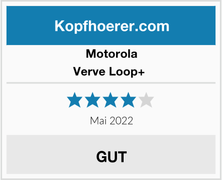 Motorola Verve Loop+  Test