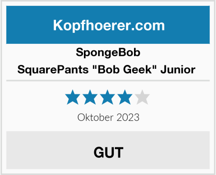 SpongeBob SquarePants "Bob Geek" Junior  Test