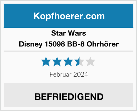 Star Wars Disney 15098 BB-8 Ohrhörer Test