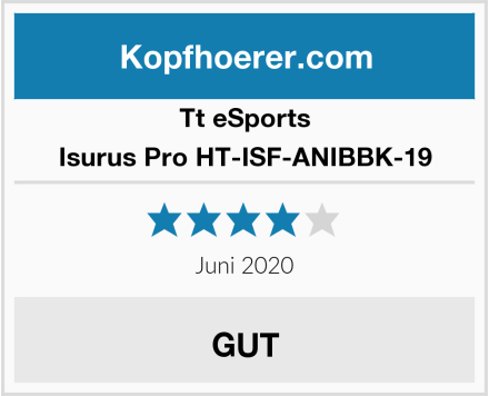 Tt eSports Isurus Pro HT-ISF-ANIBBK-19 Test