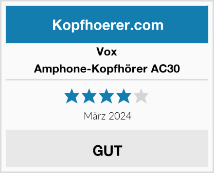 Vox Amphone-Kopfhörer AC30 Test