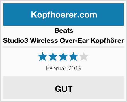 Beats Studio3 Wireless Over‑Ear Kopfhörer Test