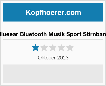  Blueear Bluetooth Musik Sport Stirnband Test