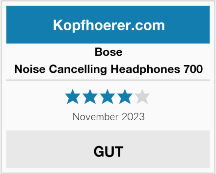 Bose Noise Cancelling Headphones 700 Test