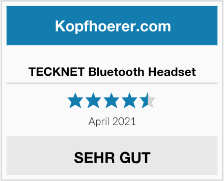  TECKNET Bluetooth Headset Test
