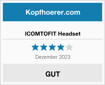  ICOMTOFIT Headset Test