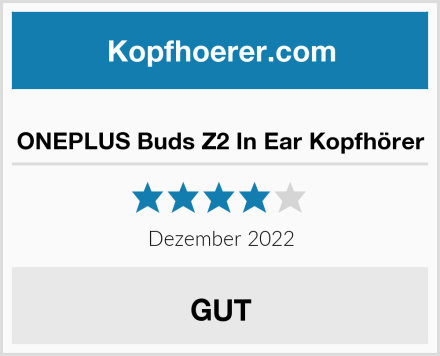  ONEPLUS Buds Z2 In Ear Kopfhörer Test