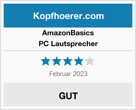 AmazonBasics PC Lautsprecher Test