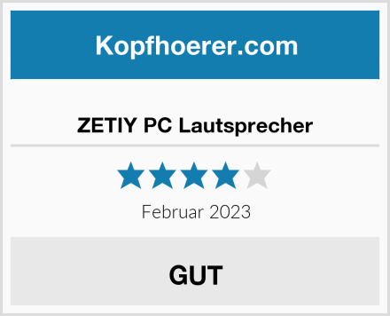  ZETIY PC Lautsprecher Test