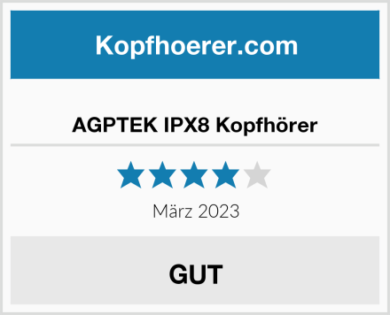  AGPTEK IPX8 Kopfhörer Test
