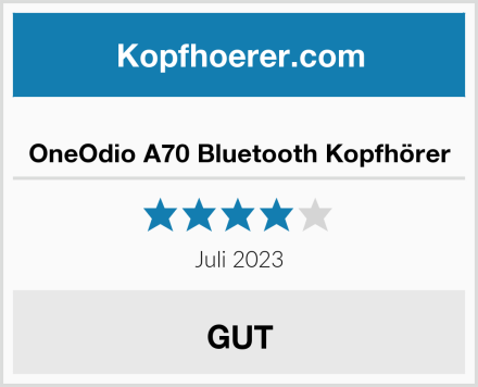  OneOdio A70 Bluetooth Kopfhörer Test