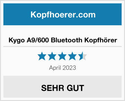  Kygo A9/600 Bluetooth Kopfhörer Test