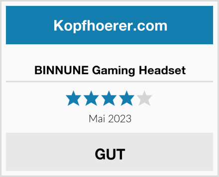  BINNUNE Gaming Headset Test
