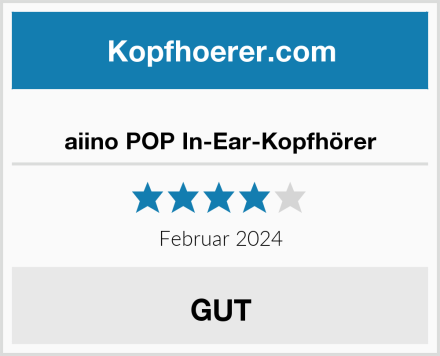  aiino POP In-Ear-Kopfhörer Test