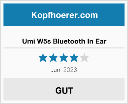  Umi W5s Bluetooth In Ear Test