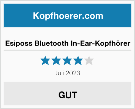  Esiposs Bluetooth In-Ear-Kopfhörer Test