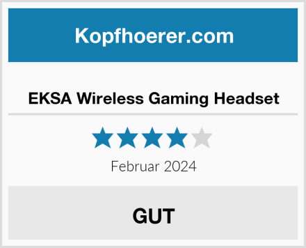  EKSA Wireless Gaming Headset Test