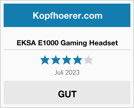  EKSA E1000 Gaming Headset Test