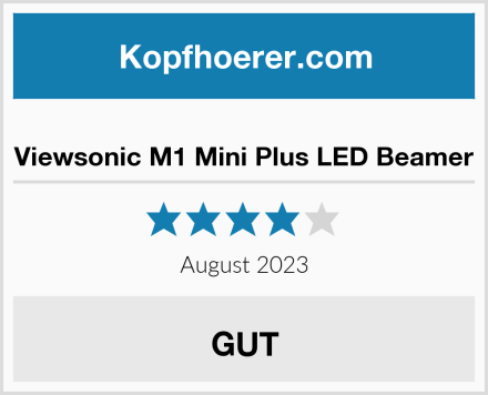  Viewsonic M1 Mini Plus LED Beamer Test