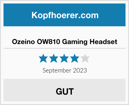  Ozeino OW810 Gaming Headset Test