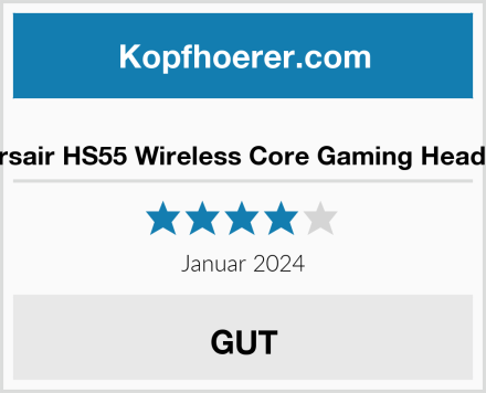  Corsair HS55 Wireless Core Gaming Headset Test