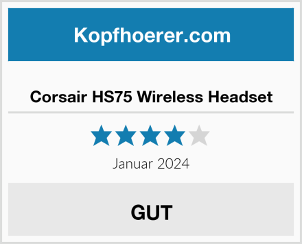  Corsair HS75 Wireless Headset Test