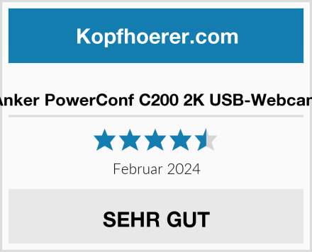  Anker PowerConf C200 2K USB-Webcam Test