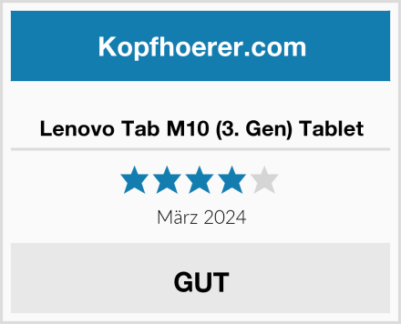  Lenovo Tab M10 (3. Gen) Tablet Test