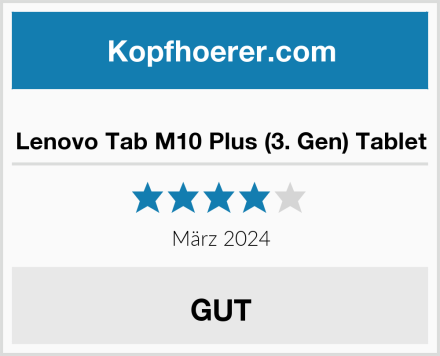  Lenovo Tab M10 Plus (3. Gen) Tablet Test