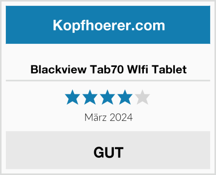  Blackview Tab70 WIfi Tablet Test